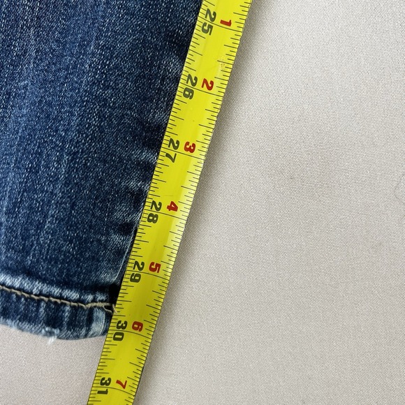 Silver Jeans Womens SZ 27x31 Embroidered Elyse Skinny Low Rise Preppy Boho - Picture 10 of 12